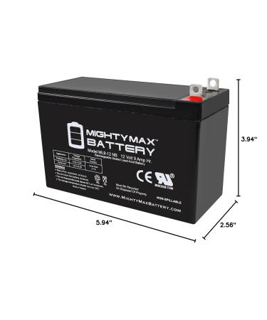 Mighty Max Battery 12V 9AH SLA Replacement - Compatible with Power Patrol SLA1069 | International Shipping Available - Buy Online on GoSupps.com