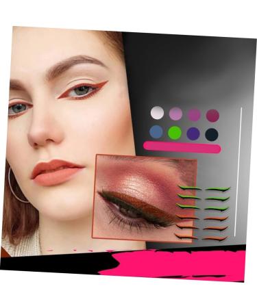 Didiseaon 12 Pcs Eyeliner Products Lotus Light for Temple Eyelash Tape Stickers Double Eyelid Applique Plastic - Buy Online on GoSupps.com