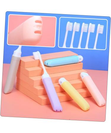 Mobestech Collapsible Travel Toothbrush - Portable Adult Toothbrush for Camping & Daily Use | Travel Accessories & Oral Care - Buy Online on GoSupps.com