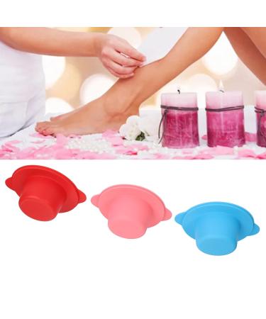 3-Piece Silicone Wax Melting Bowl Set | Non-Stick Wide Edge Replacement Pots for Hair Removal Wax Warmers - Buy Online on GoSupps.com
