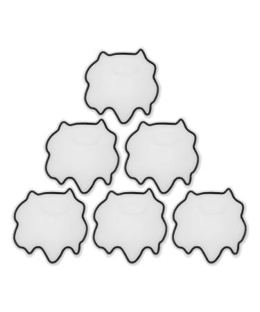 Luxshiny 6pcs Led Light Blocking Stickers Led Covers Blackout Led Light Blackout Sticker for Router Clock and Electrical White