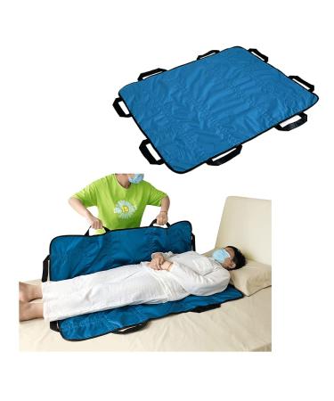 Positioning Bed Pad with Handles Hospital Sheets Transfer Board Belts Patient Lift Elderly Assistance Incontinence Mattress Sheets for Turning Lifting Repositioning Washable Underpads (48" x 40")