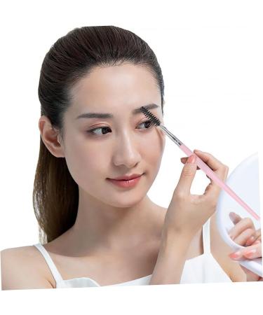 minkissy Eyelash Brow Brush Eyebrow Lash Brush Eyelash Eyebrow Brush Eyebrow Eyelash Brush Pink Cosmetic To Rotate Curler - Buy Online on GoSupps.com
