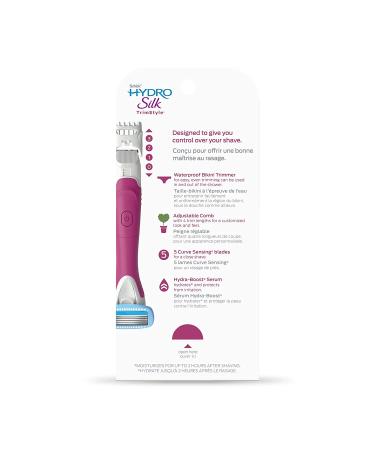 Schick Hydro Silk TrimStyle Razor - Best Women's Grooming Tool - Buy Online on GoSupps.com