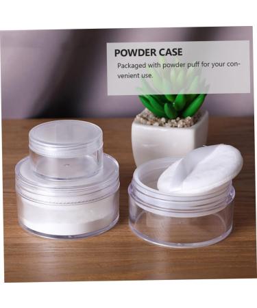 Didiseaon 6 Pcs Portable Cosmetic Bottle Powder Box Loose Make up Jar Clear Powder Case Travel Pack Bottled - Buy Online on GoSupps.com