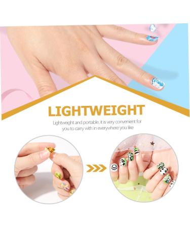 minkissy 5 Sets Children's Nail Art Toys Age 8-12 Nail Toys Nail Polish Kit Nail Decor Nail Kit Makeup Toy Nail Tips for Fingernail Kit Accessories 3d Manicure Plastic - Buy Online on GoSupps.com