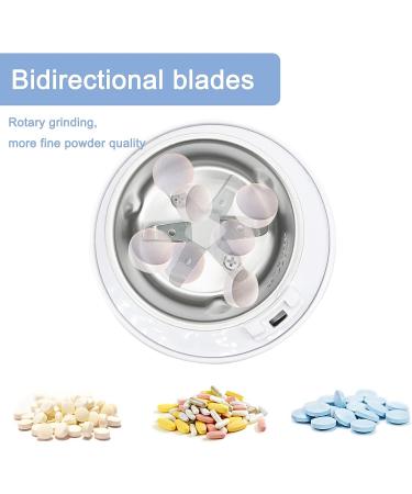 Multifunctional Electric Pill Crusher - Grind Multiple Pills to Fine Powder for Feeding Tube - White - Buy Online on GoSupps.com