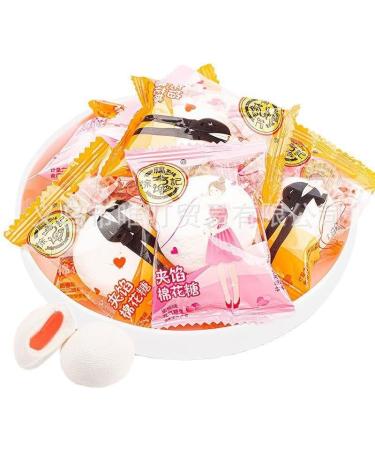 Honey peach Cotton soft Candy Fruit Flavored Cotton Candy Individually Packaged Wedding Celebration Candy Chinese FOOD Soft texture Gummies Asian food Asian candy (2000g mixed flavor) - Buy Online on GoSupps.com