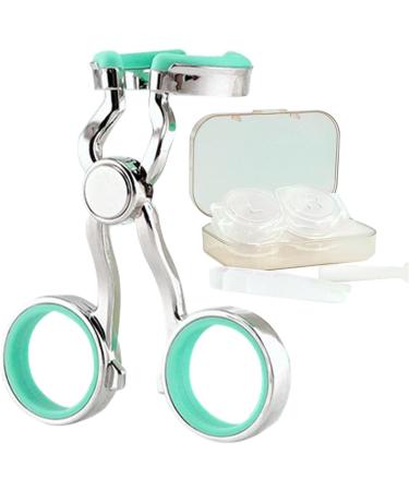 Lens Applicator Tool Eye Opener for Lens Wearing - Lens Remover Lens Insertion Wearing Aids with Lens Case Travel Kit for New User Green - Buy Online on GoSupps.com