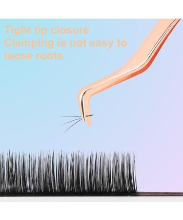 Professional Stainless Steel Eyelash Tweezers Set - 2-in-1 Curved Lace Lash Applicator & Comb Tool (3 Pieces) | Perfect for Eyelash Extensions & False Eyelashes - Buy Online on GoSupps.com