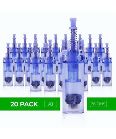 Dr. Pen Ultima A1 Replacement Cartridges - 20 Pack, 36 Pins (0.25mm), Disposable Parts - Buy Online on GoSupps.com