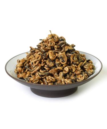 GOARTEA Noir Th - 50g (1.76 Oz) Nonpareil Supreme Yunnan FengQing Golden Bud Snail Dian Hong Chinese Black Tea noir