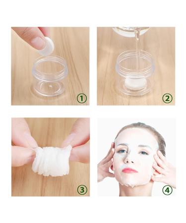 100PCS DIY Facial Mask Sheets - Compressed Cotton for Skin Care & Makeup | SADYFON with Mask Bowl & Candy Packaging - Buy Online on GoSupps.com