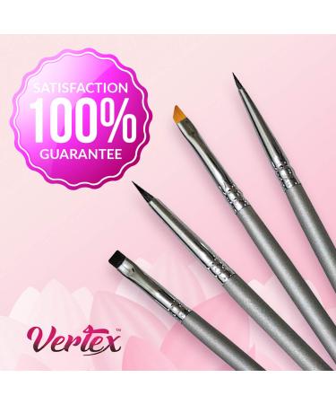 4-Piece Eyeliner Brush Set for Pencil, Liquid, and Gel liners - Winged Makeup Brushes with Angled Bristles for Perfect Cat Eye, Waterproof and Smudge-proof - Buy Online on GoSupps.com