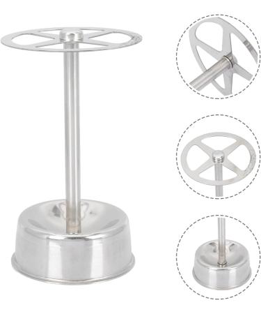 Stainless Steel Divided Toothbrush Toothpaste Holder Stand - Bathroom Vanity Organizer for Toothbrush, Razor, Makeup Brushes - Buy Online on GoSupps.com
