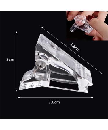 AONAT 10-Piece Polygel Nail Clips | Transparent Nail Tip Tool for DIY Manicure | Essential Nail Accessories - Buy Online on GoSupps.com
