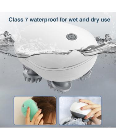 Buy Electric Head Massager | Intelligent Scalp Massage Device | 4 Massage Heads 3 Modes IPX7 Waterproof for Relaxation - Buy Online on GoSupps.com