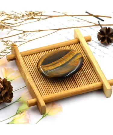 Ouubuuy | 100% Natural Tiger Eye Stones | Healing Crystals for Chakra & Meditation | Relaxing Worry Stones - Shop Internationally - Buy Online on GoSupps.com