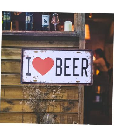 Levemolo Emblems Antique Signs Outdoor Decorations for Patio Iron Sign Painting The Sign Iron Mark Metal - Buy Online on GoSupps.com