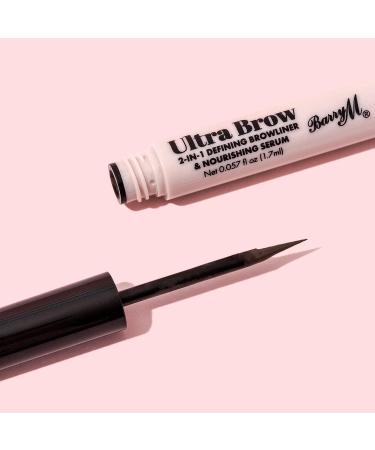  Barry M Barry M Ultra Brow 2-in-1 Defining Serum for Eyebrows and Nourishers Dark Brown - Buy Online on GoSupps.com