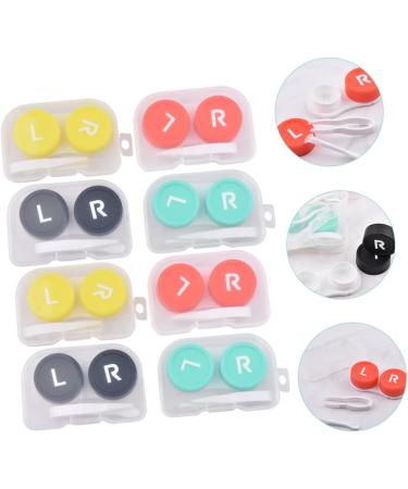 Buy Homsfou 24 STK Contact Lens Box - Plastic Storage Case & Interchangeable Holder for Travel | Durable and Stylish Glasses Container - Buy Online on GoSupps.com