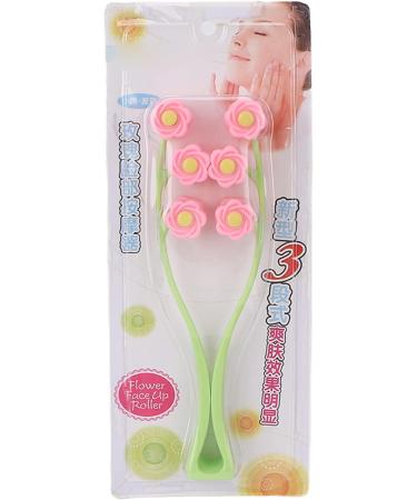 AMONIDA Face Roller & Massager Tool | V-Shaped Face Firming | Comfortable Handle | Pink Beauty Tool for Tightening & Contouring - Buy Online on GoSupps.com