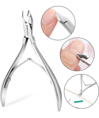 ProMax Professional Grade Cuticle Nipper/Cuticle Cutter/Clipper Made of High Grade Stainless Steel Brush Finish-Flat- Double Spring For Nail Art Tool and Manicure/Pedicure (Full Jaw)10-10027 - Buy Online on GoSupps.com