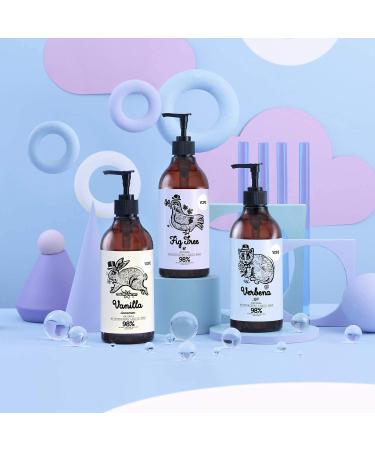 Yope Liquid Soap 500ml - Natural Hand Soap for Extremely Dry Hands | 98% Natural Ingredients | Vegan SLS & Paraben Free | Vanilla & Cinnamon | Cruelty-Free - Buy Online on GoSupps.com