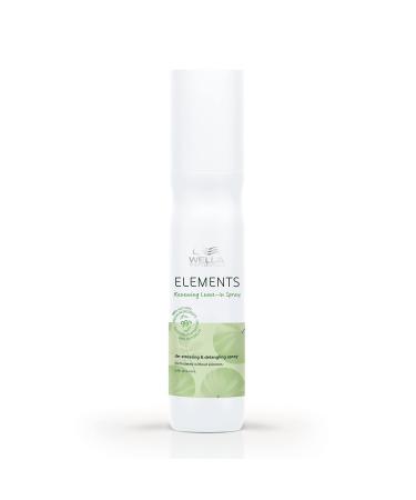 Wella Professionals Elements Renewing Leave-in Spray  Destressing & Detangling Spray  For All Hair Types  Normal To Oily Scalp  5.07 oz