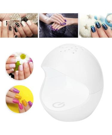 Mini UV LED Nail Dryer - 5W Portable Fast Drying Lamp for DIY Gel Nails | Ideal for Fingernail Art & International Shipping - Buy Online on GoSupps.com