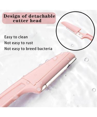 6PCS Eyebrow Shavers & Facial Hair Remover - Portable Dermaplaning Tool for Men & Women - Perfect Peach Fuzz Trimmer - Buy Online on GoSupps.com