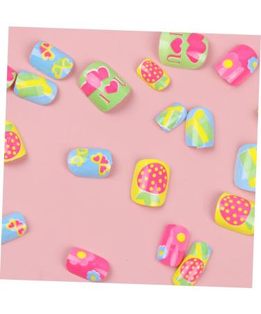 POPETPOP 1 Set Kids False Nail Kids Art Fake Nail Cartoon Sticker Child - Buy Online on GoSupps.com