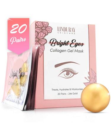 24k Gold Collagen Eye Pads Mask (Gold)