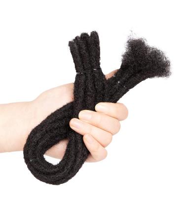 Teresa Small 6 Inch 70 Strands Human Hair Dreadlock Extensions - Handmade Permanent Locs for Men, Women, Kids - 0.6cm Width - Can be Dyed and Bleached - JiaJia Hair - Buy Online on GoSupps.com