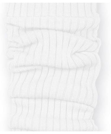 STEVEN Girl Cotton Calf Leg Warmers - White | Cozy, Stylish Undersuits for Young Dancers - Buy Online on GoSupps.com