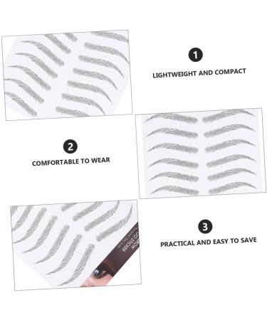 POPETPOP Iaff Sticker 3 Sheets Waterproof Eyebrow Stickers Mens Stickers False Eyebrows Cosmetics Transfer Stickers Hair - Buy Online on GoSupps.com