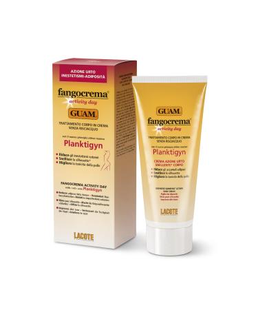 Guam fangocrema activity day body treatment in cream without rinsing with a shock effect against bumps and fat deposits with marinemic active ingredient plantym 200 ml pack