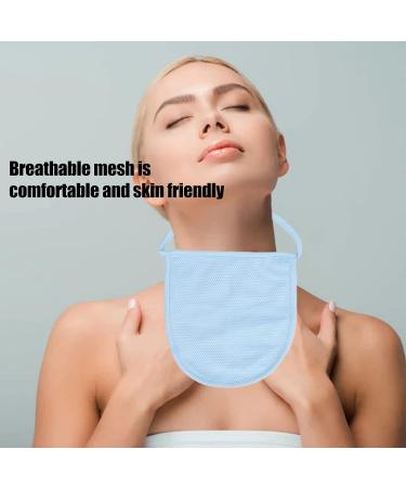 Neck Air Tube Cover for Stoma Protection | Breathable & Adjustable Ear Covers (Blue) | Tracheotomy & Dust Protection - Buy Online on GoSupps.com