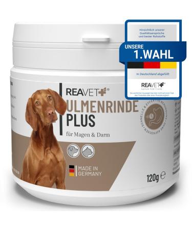 Reavet USA elm bark plus strong mucus without boiling for dogs & cats 120g - natural clean in premium quality digestion intestinal flora intestinal renovation slipery Elm Bark