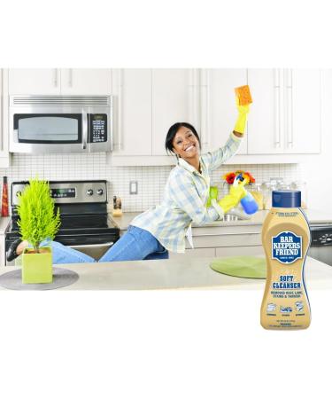 BAR KEEPERS Friend No Scent All-Purpose Cleaner 26 oz (Pack of 6) Powerful Hard Surface Cleaner for Home & Kitchen Ships Internationally - Buy Online on GoSupps.com
