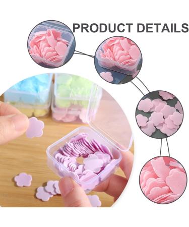 GXGM Disposable Soap Tablets - 5 Boxes Mini Portable Soap Sheets (70-80 Tablets/Box) for Travel & Hygiene - Buy Online on GoSupps.com
