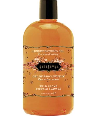 Kama Sutra Luxury Bathing Gel - Wild Clove 17.5 Fl Oz | Premium Body Wash for a Sensual Experience | International Shipping Available - Buy Online on GoSupps.com