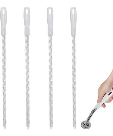 Drain Clog Brush Remover Sink Hair Cleaning Brush | Hangable Bendable 17.7 Inches Pipe Cleaner Brush For Toilet Clogged Drains Hmltd - Buy Online on GoSupps.com