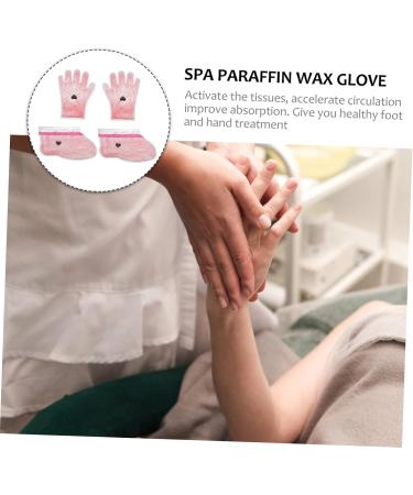 Beavorty 2 Pairs Wax Gloves Paraffin Wax Gloves Foot Cover Grooming Gloves Rose Gloves Spa Moisturizing Accessory Foot Hand Covers Paraffin Bath Liner Booties Wax Feet Cover - Buy Online on GoSupps.com
