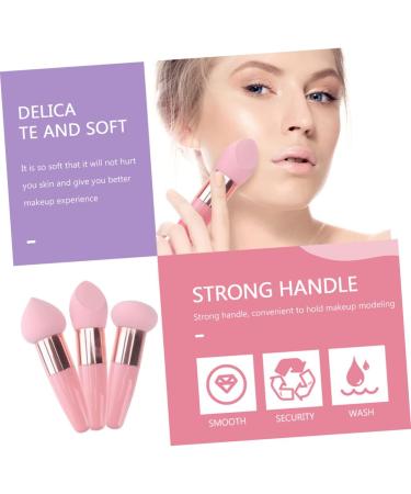 NUSITOU Makeup Sponge Makeup Foundation 2 Sets Beauty Pen Soft Sponge Miss Purple Clean Body Puff Cleaning Sponge - Buy Online on GoSupps.com