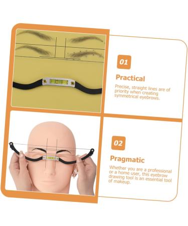 NOLITOY 1 Set Arch Embroidery Eyebrow Ruler Eyebrow Shaper Brow Template Eyebrow Shaping Tool Portable Suite - Buy Online on GoSupps.com
