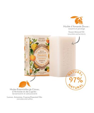 Handmade Provence Olive Oil Soap - 97% Natural Marseille Soap for Men & Women - Bread the Sens 2x150g - Buy Online on GoSupps.com