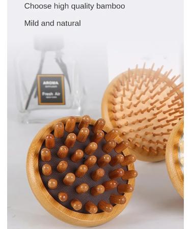 Portable Hand-Air Pillow Massage Brush | Antistatic Scalp & Head Massage Device for Relaxation | Acupuncture Meridian Curb - Buy Online on GoSupps.com