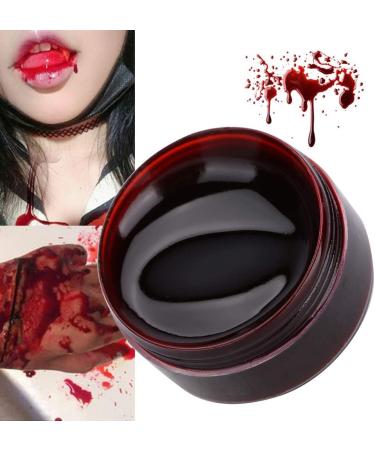  Pongnas Fake Blood Gel Professional Paint Oil for Face and Body Fake Clots Blood Gel Vampire Scars Halloween Bruises (Non-Toxic Gentle on Skin and Easy to Apply) (15ml) - Buy Online on GoSupps.com