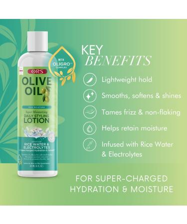 ORS Hair Olive Oil Daily Styling Lotion 16oz - Super Moisturizing Hair Care for All Hair Types | International Shipping - Buy Online on GoSupps.com